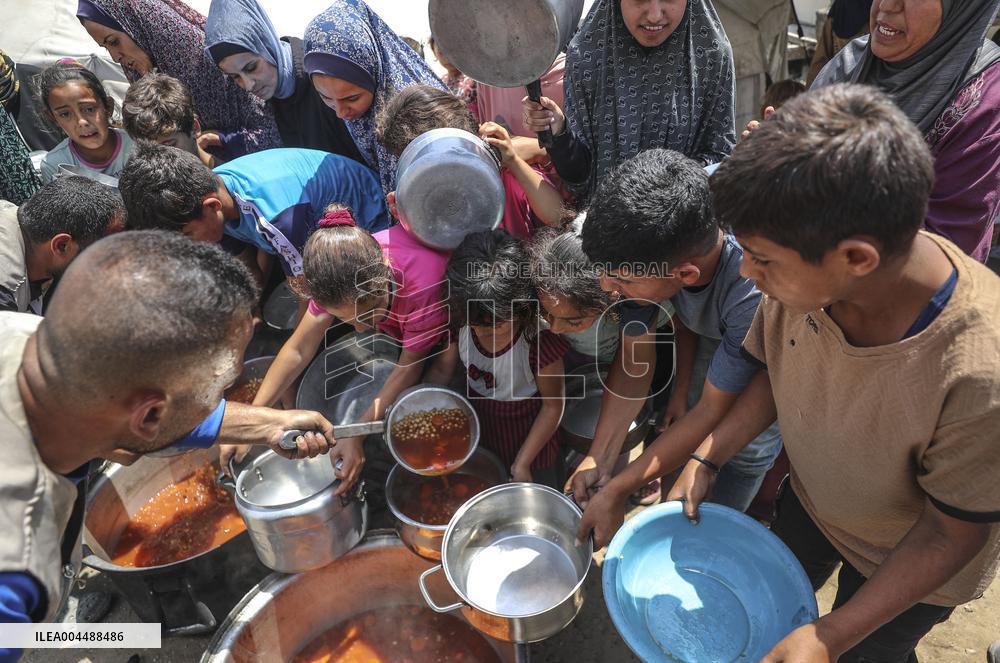 Food Aid Distributed - Gaza