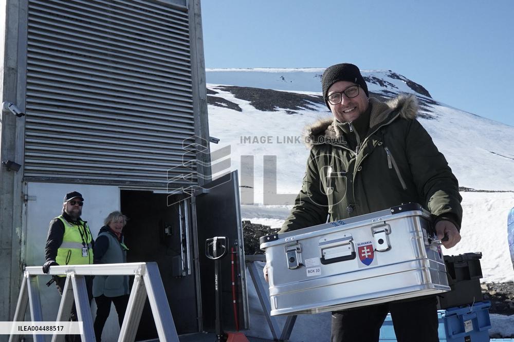 Seed Deposits at Svalbard Global Vault - Norway