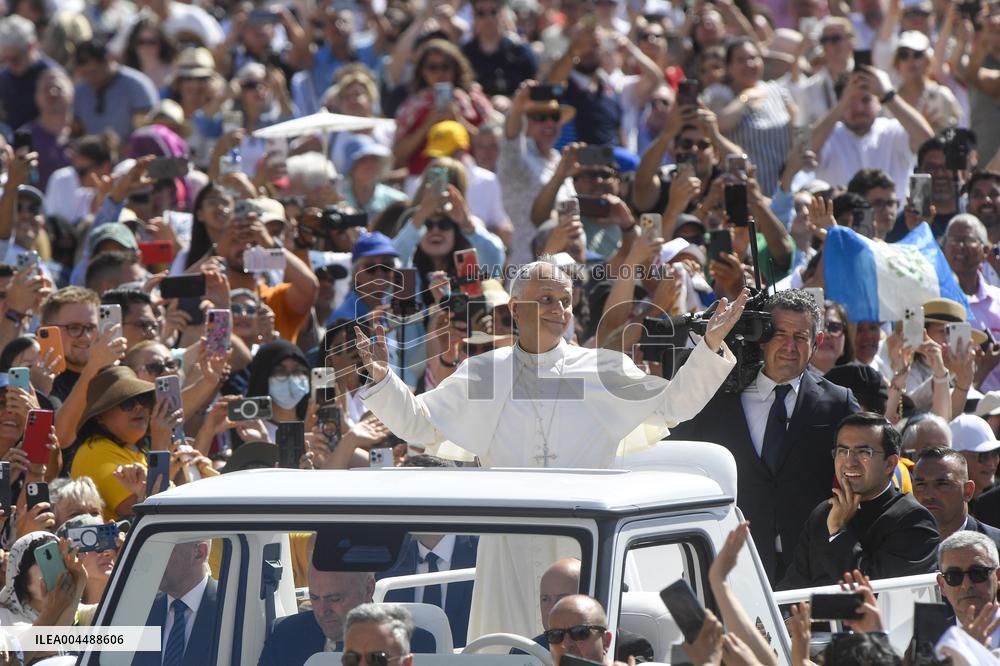 Pope Leo XIV Leads Wednesday General Audience - Vatican