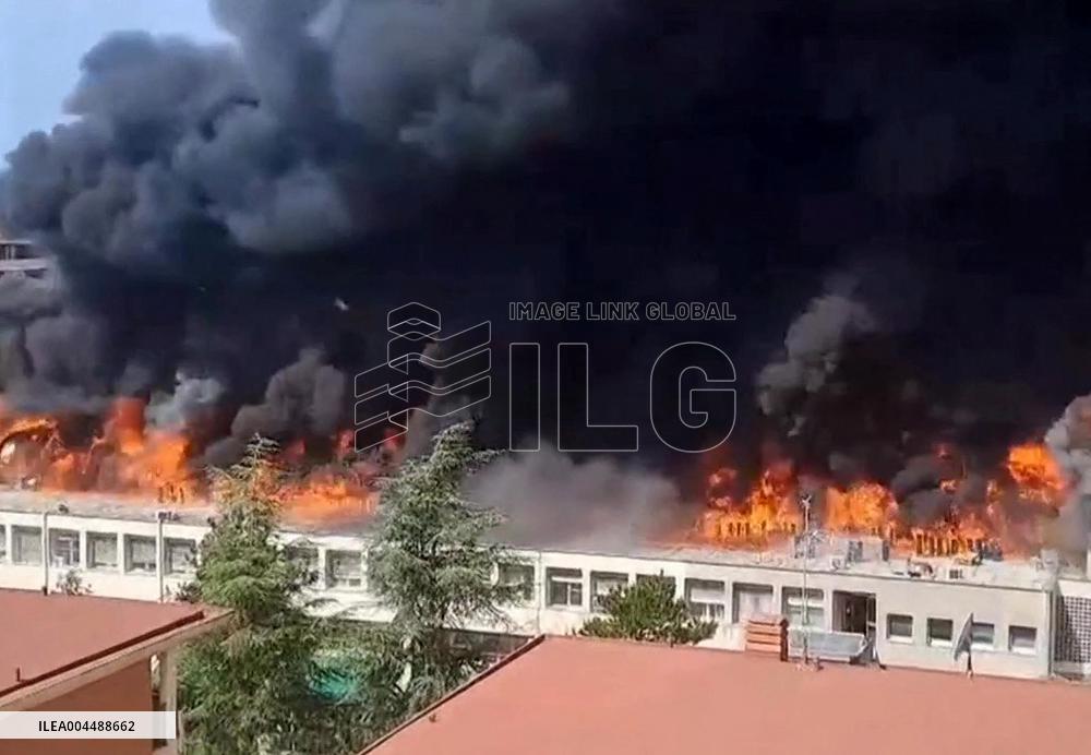 The Viterbo Faculty of Agriculture on Fire - Italy