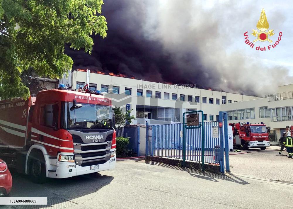 The Viterbo Faculty of Agriculture on Fire - Italy