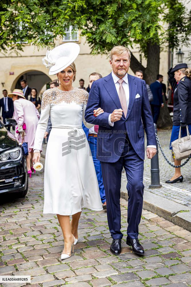 Royal Couple Visit To Prague
