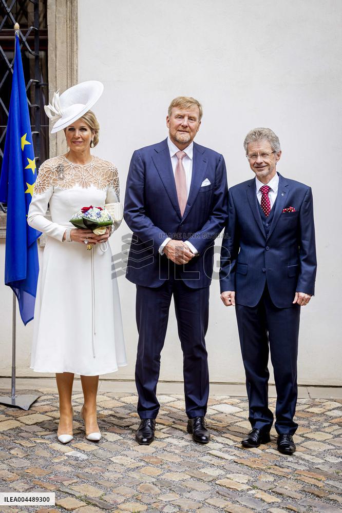 Royal Couple Visit To Prague