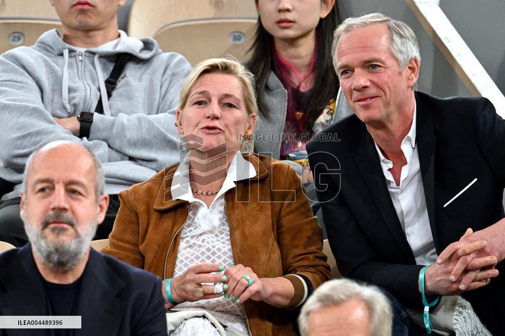 French Open - VIPs In The Stands - Day 11
