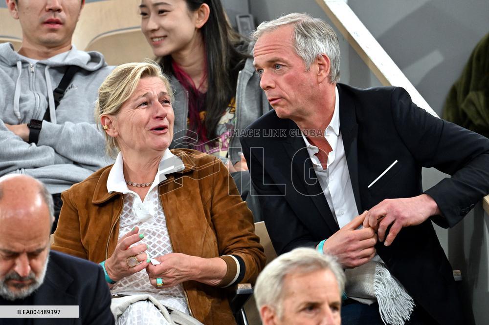 French Open - VIPs In The Stands - Day 11