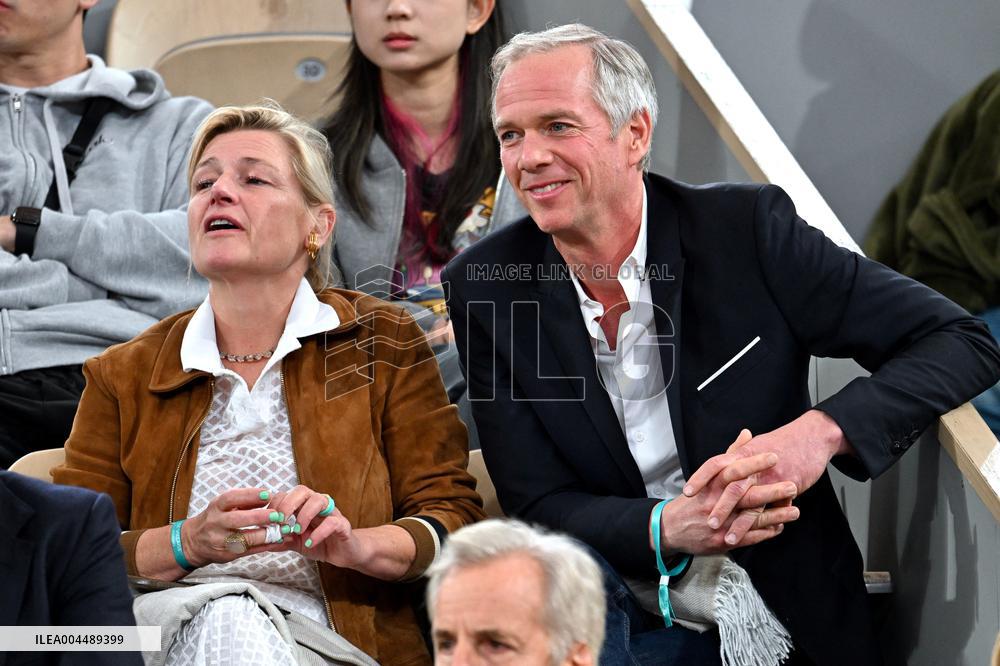 French Open - VIPs In The Stands - Day 11