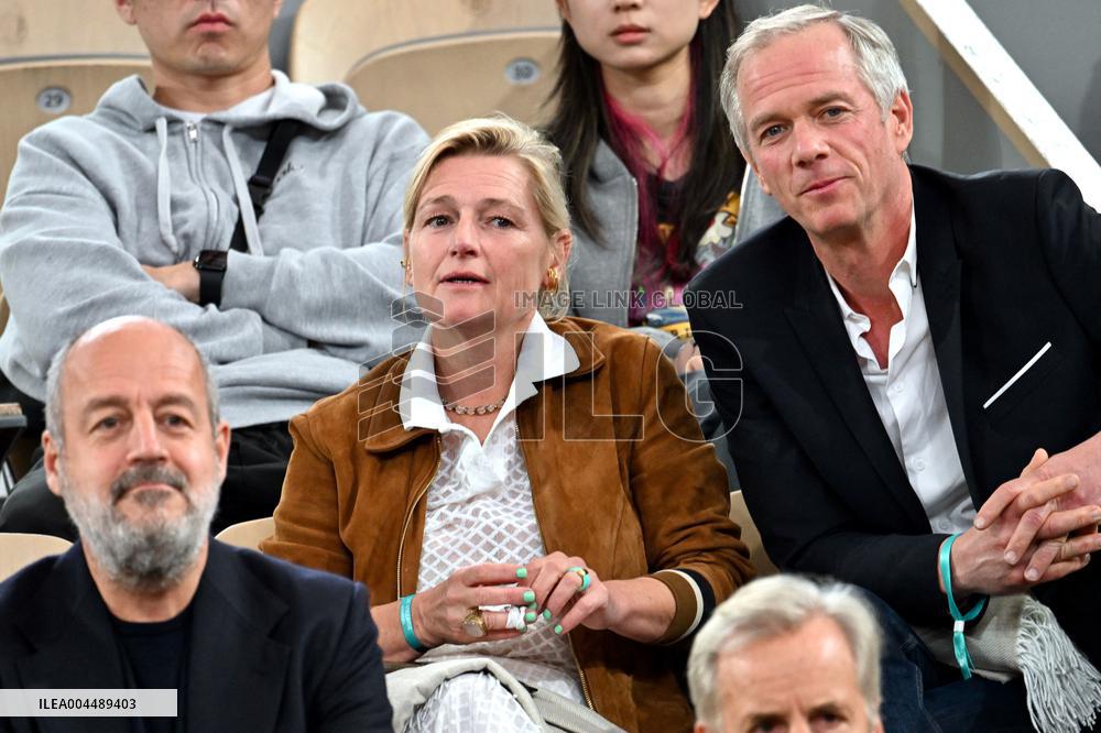 French Open - VIPs In The Stands - Day 11