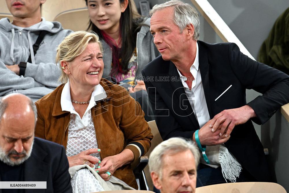 French Open - VIPs In The Stands - Day 11