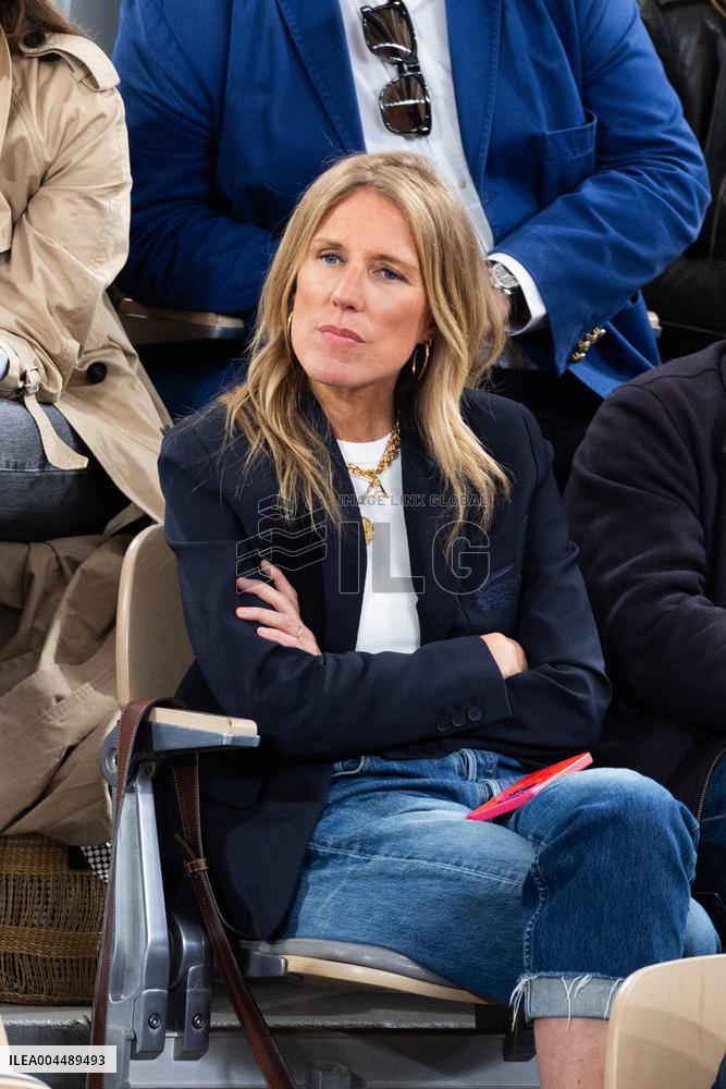 2025 French Open - Celebrities In Stands Day 11