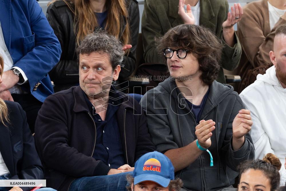 2025 French Open - Celebrities In Stands Day 11