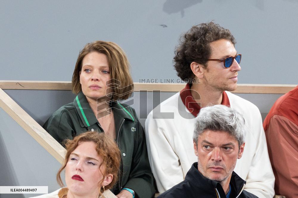 2025 French Open - Celebrities In Stands Day 11