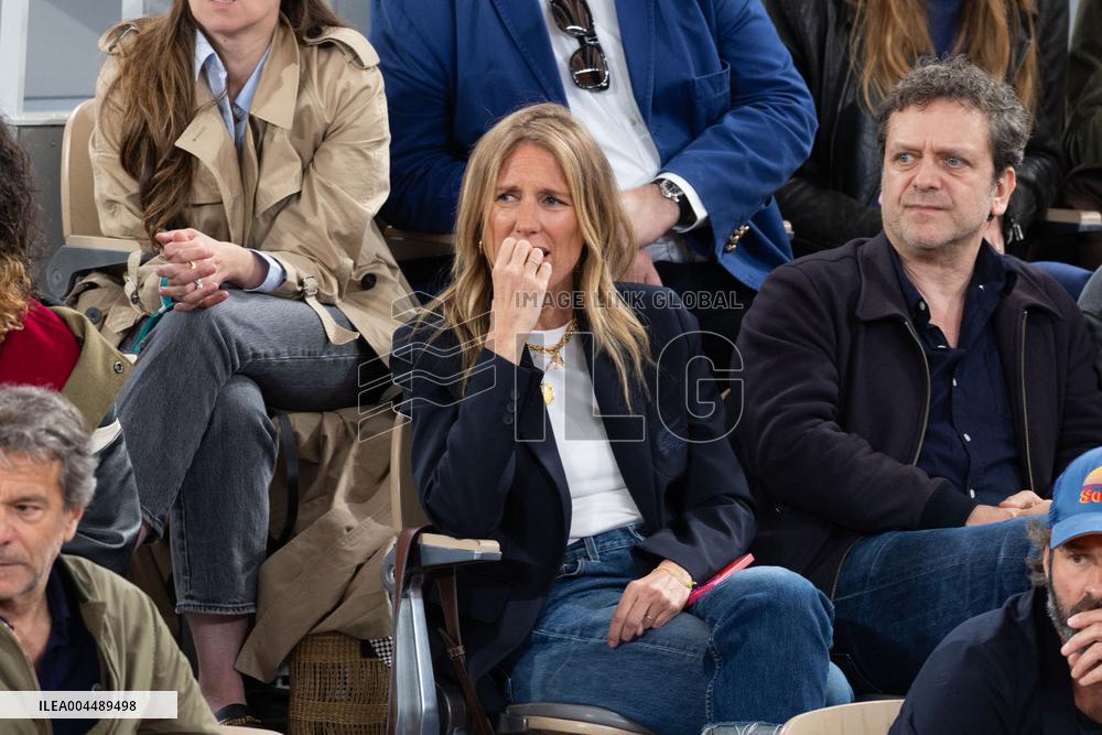 2025 French Open - Celebrities In Stands Day 11