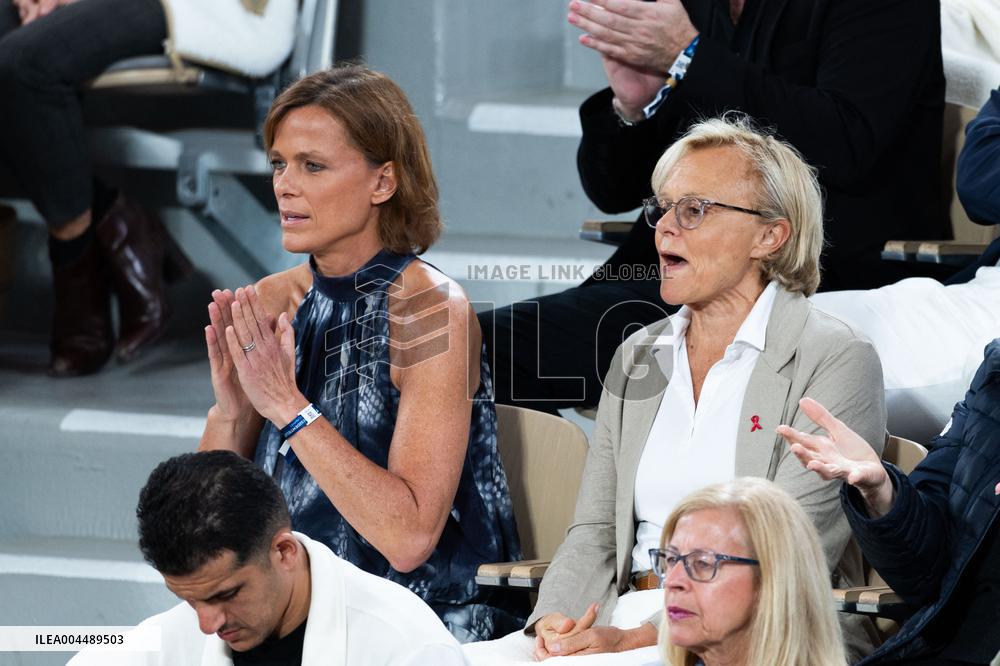 2025 French Open - Celebrities In Stands Day 11