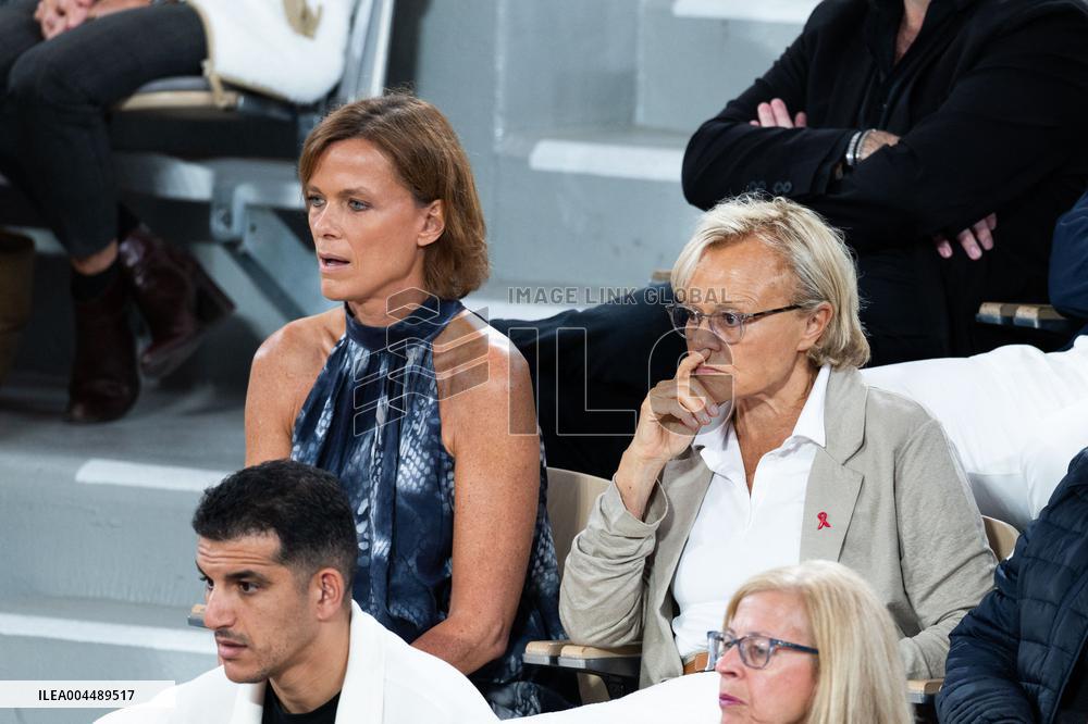 2025 French Open - Celebrities In Stands Day 11