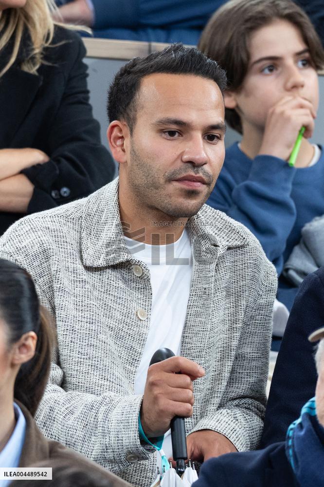 2025 French Open - Celebrities In Stands Day 11
