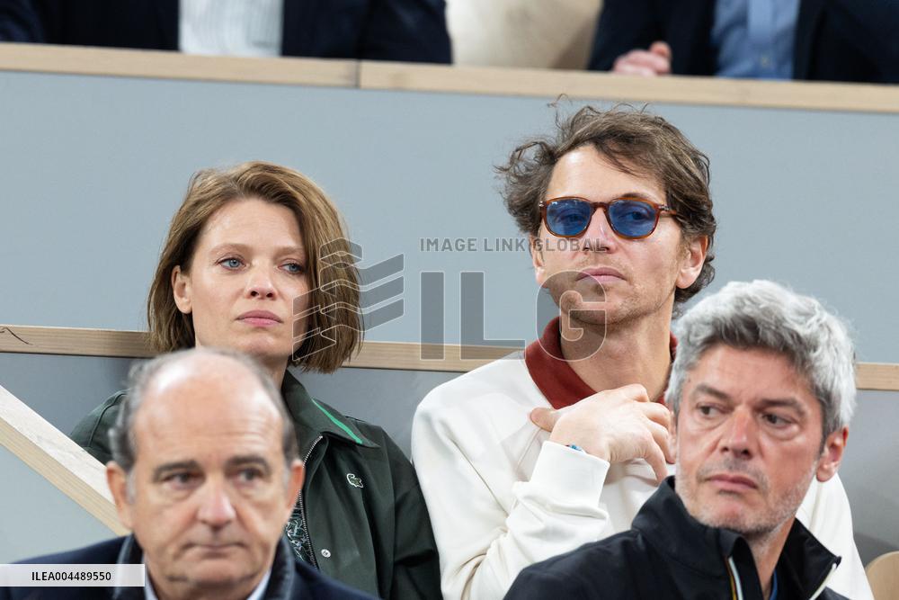 2025 French Open - Celebrities In Stands Day 11