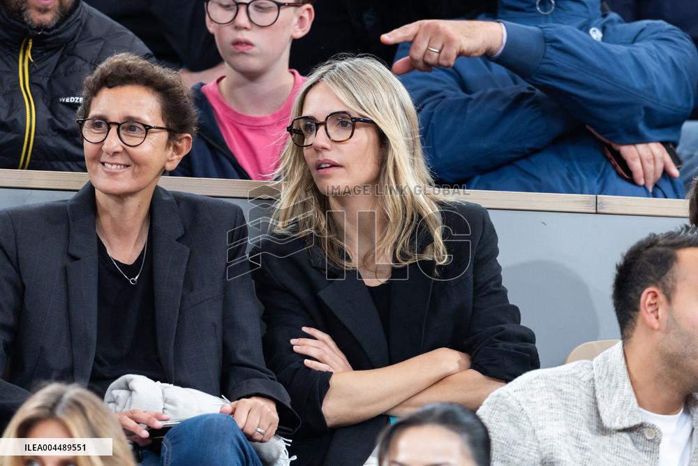 2025 French Open - Celebrities In Stands Day 11