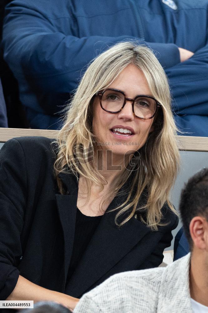 2025 French Open - Celebrities In Stands Day 11
