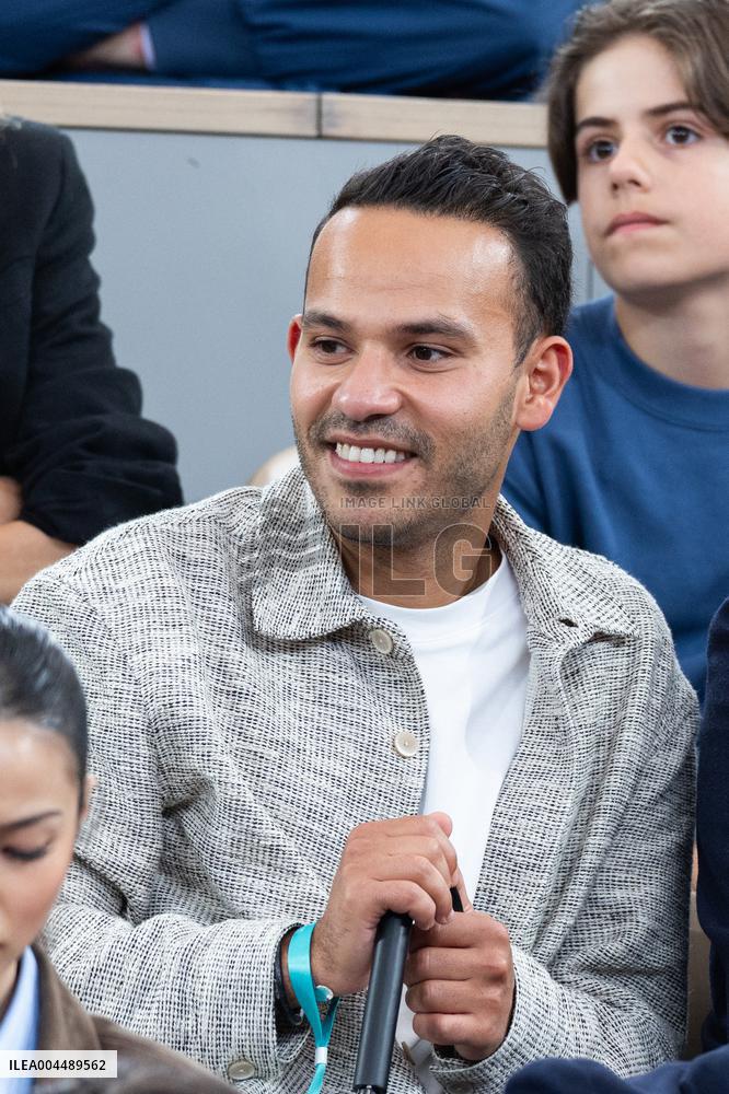 2025 French Open - Celebrities In Stands Day 11