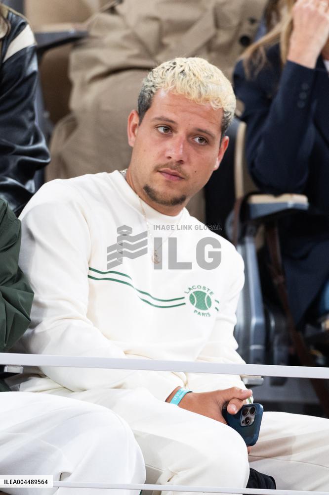 2025 French Open - Celebrities In Stands Day 11