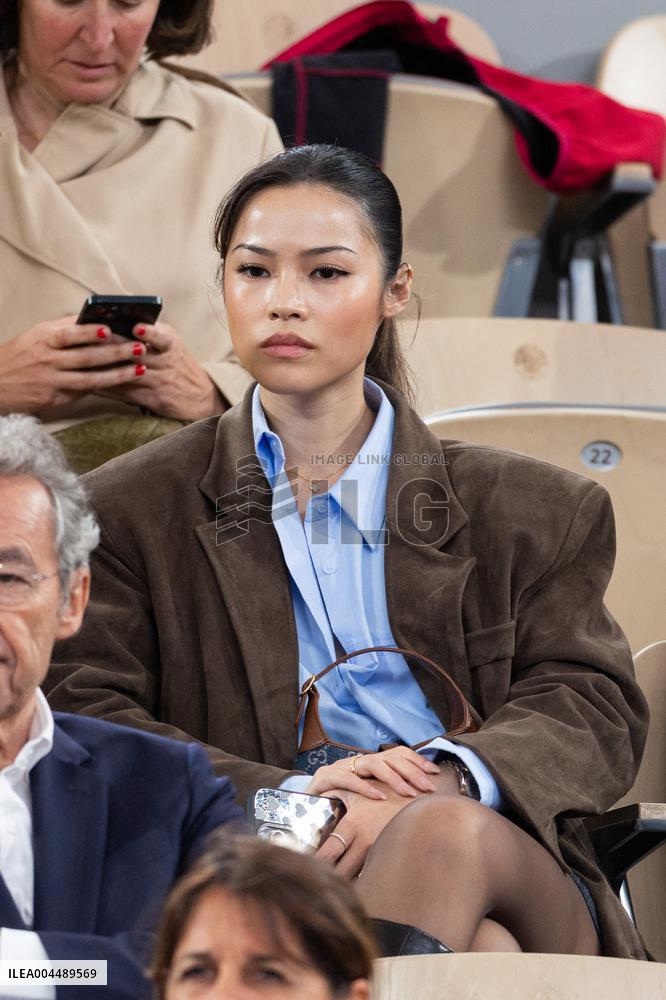 2025 French Open - Celebrities In Stands Day 11