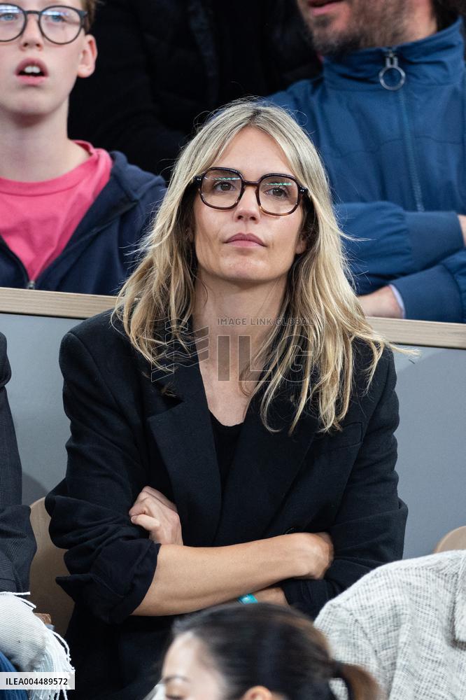 2025 French Open - Celebrities In Stands Day 11