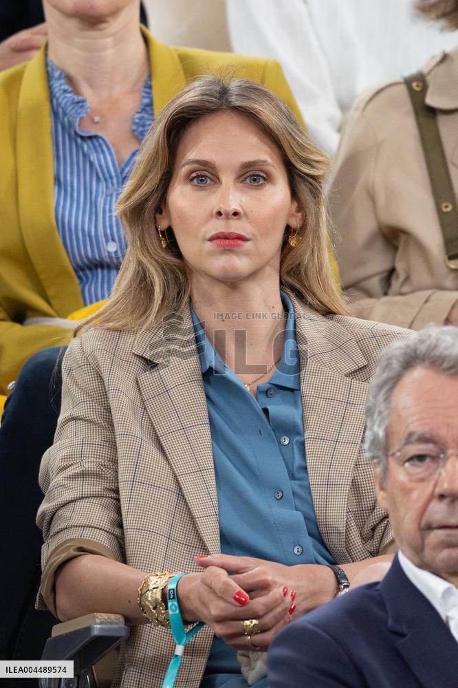 2025 French Open - Celebrities In Stands Day 11