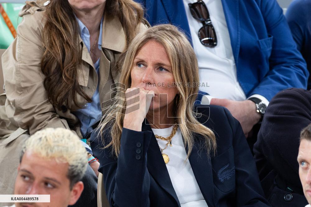 2025 French Open - Celebrities In Stands Day 11
