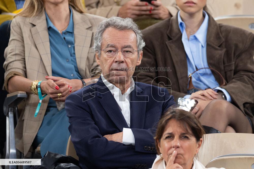 2025 French Open - Celebrities In Stands Day 11