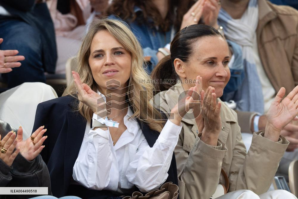 2025 French Open - Celebrities In Stands Night 11 NB