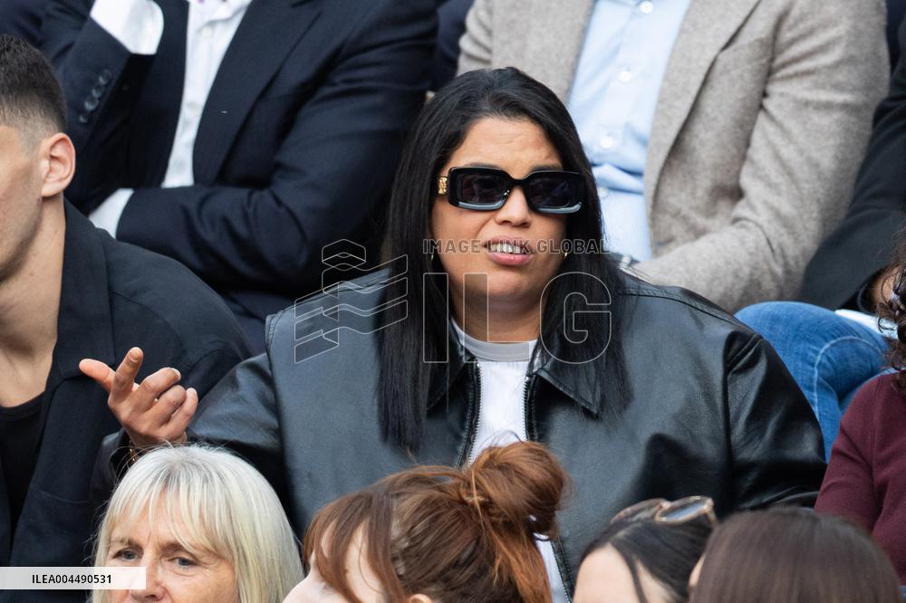 2025 French Open - Celebrities In Stands Night 11 NB