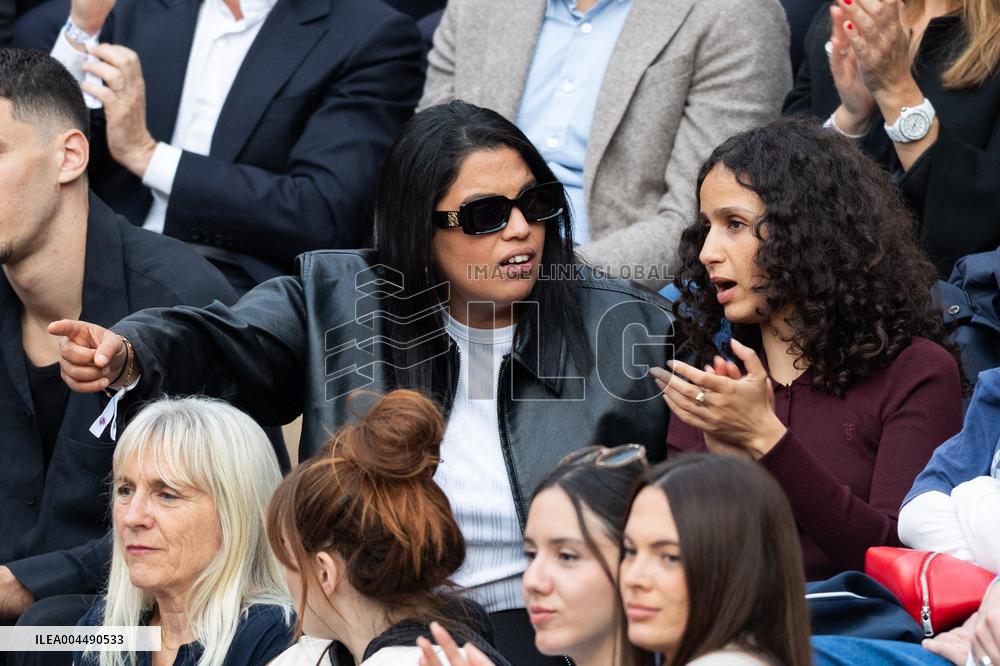 2025 French Open - Celebrities In Stands Night 11 NB