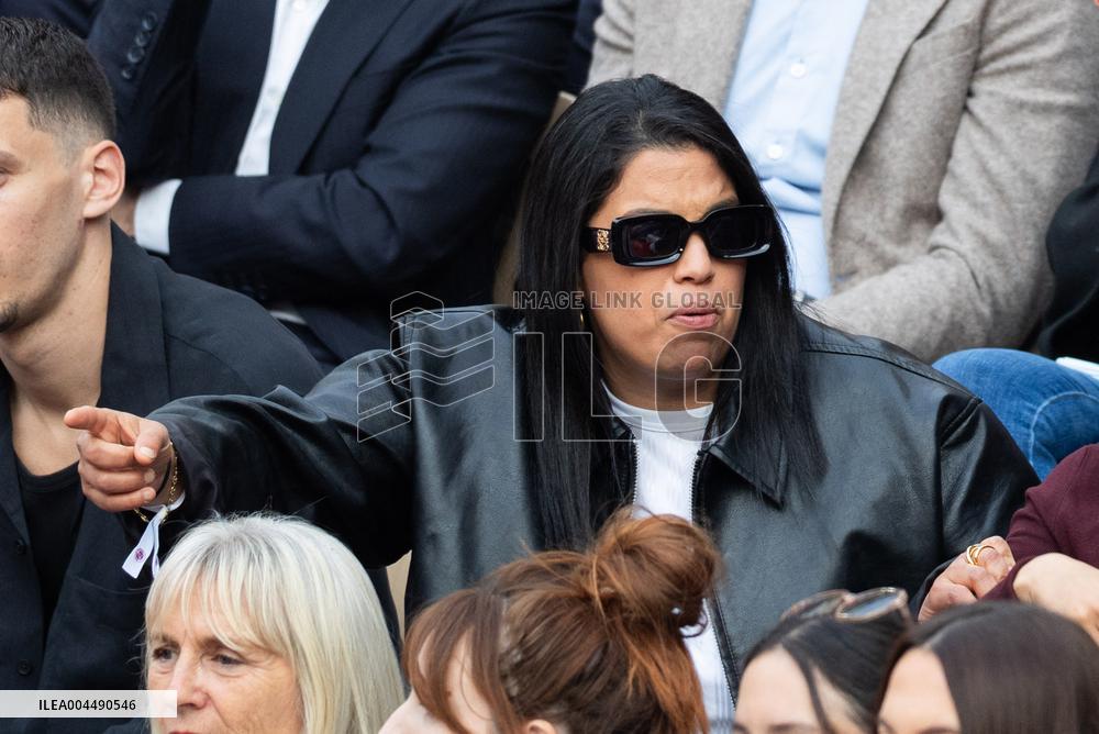 2025 French Open - Celebrities In Stands Night 11 NB