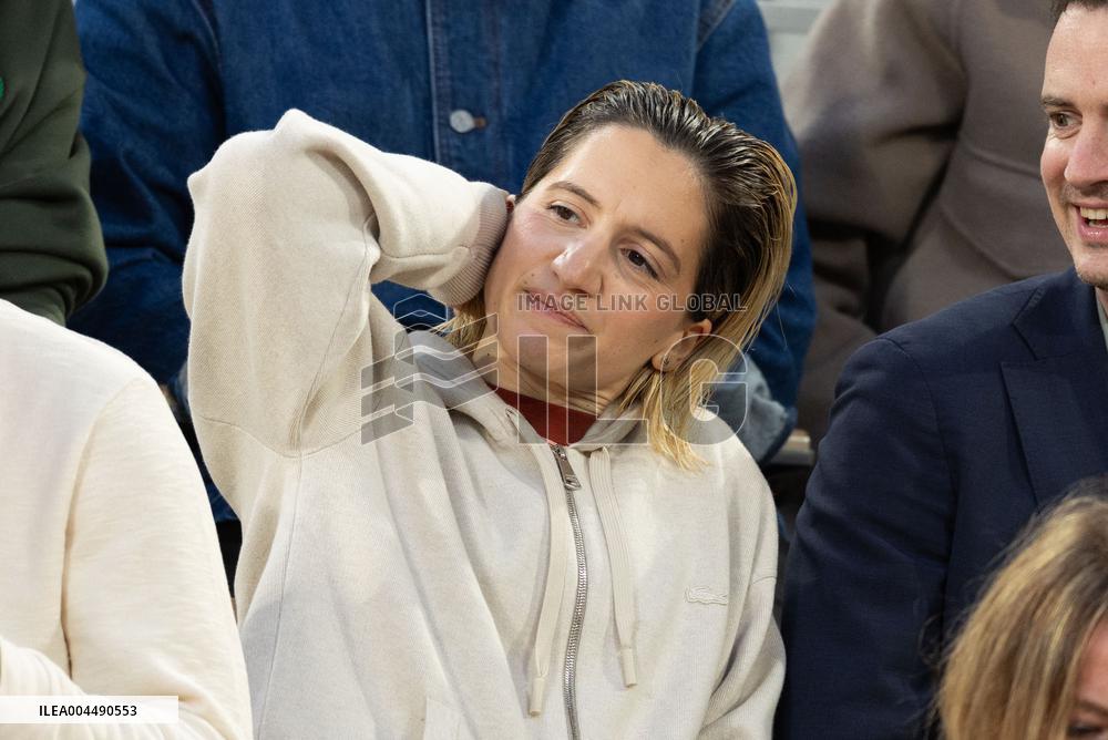 2025 French Open - Celebrities In Stands Night 11 NB