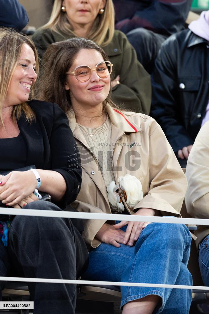 2025 French Open - Celebrities In Stands Night 11 NB