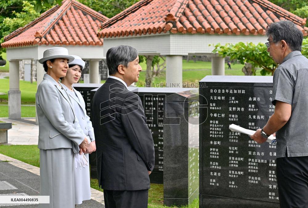 Japanese Imperial family in Okinawa