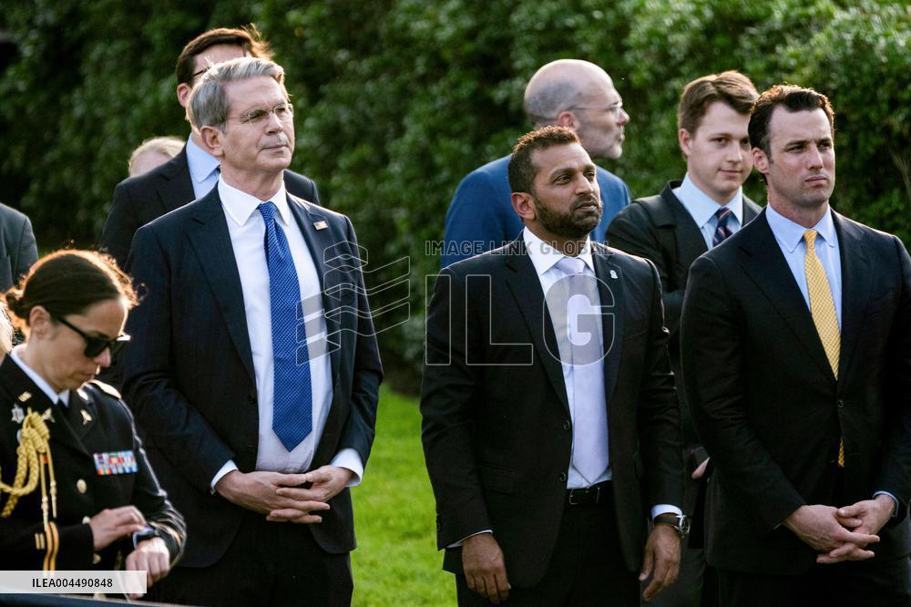 President Trump At A Summer Soiree On The South Lawn Of The White House - DC