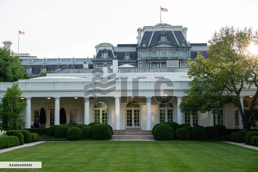 President Trump At A Summer Soiree On The South Lawn Of The White House - DC