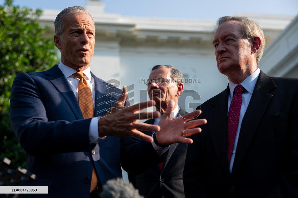 Senate Republicans Meet at White House Over Trump’s Spending Bill - DC