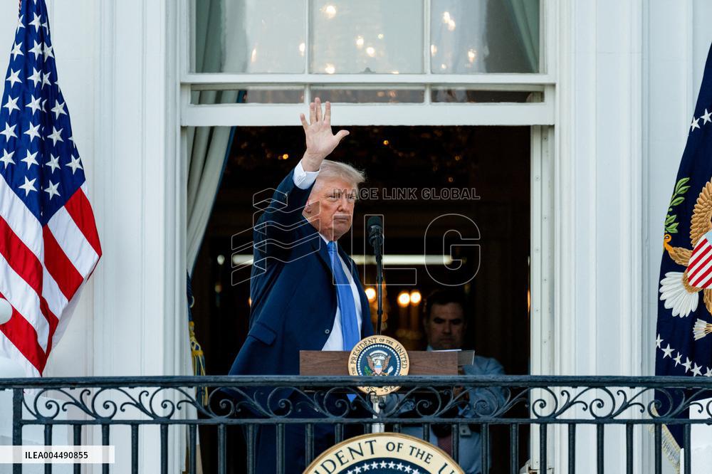 President Trump At A Summer Soiree On The South Lawn Of The White House - DC