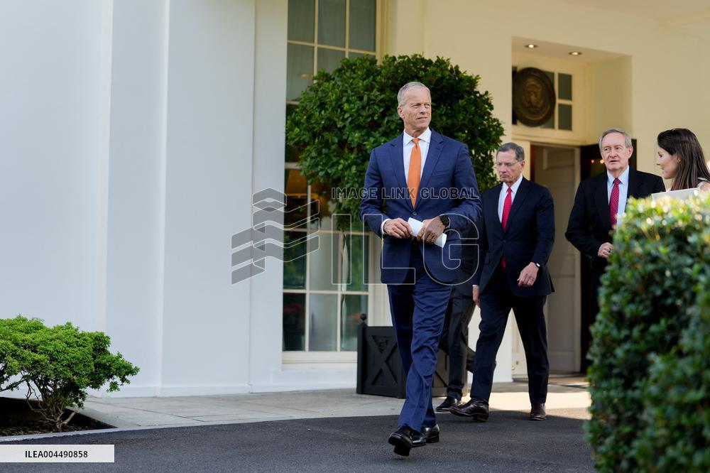 Senate Republicans Meet at White House Over Trump’s Spending Bill - DC