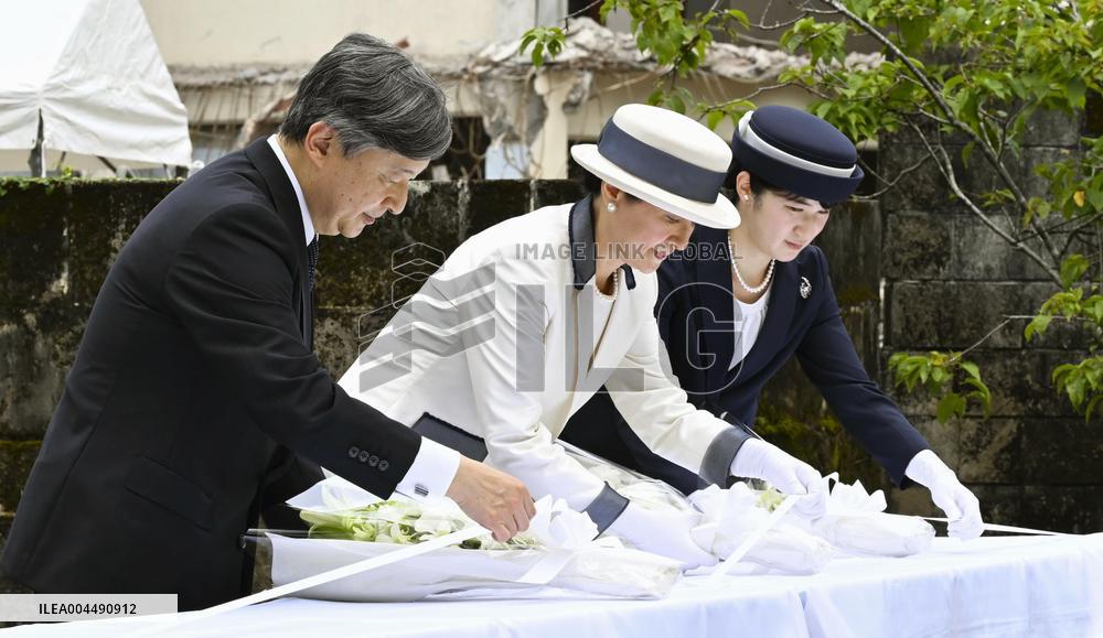 Japanese Imperial family in Okinawa