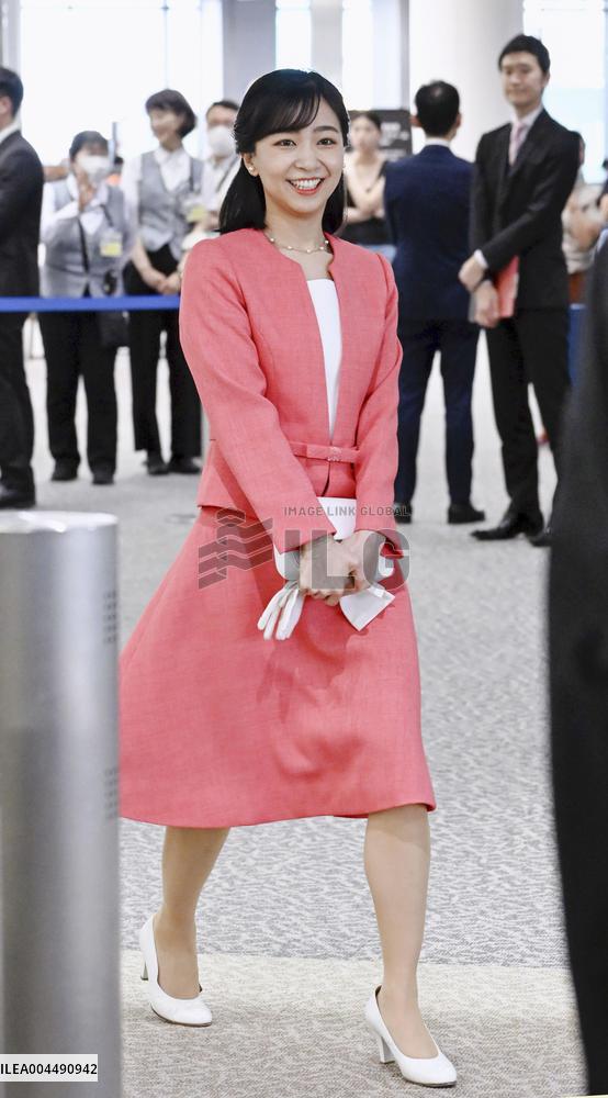 Japanese princess Kako leaves for Brazil
