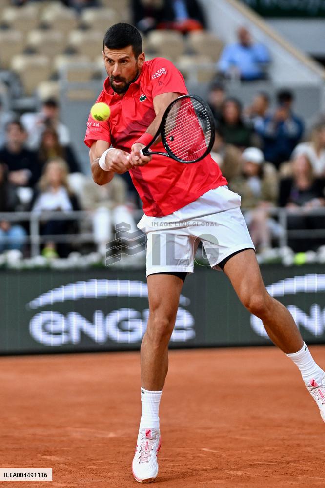 French Open - Novak Djokovic Quarter Final Match