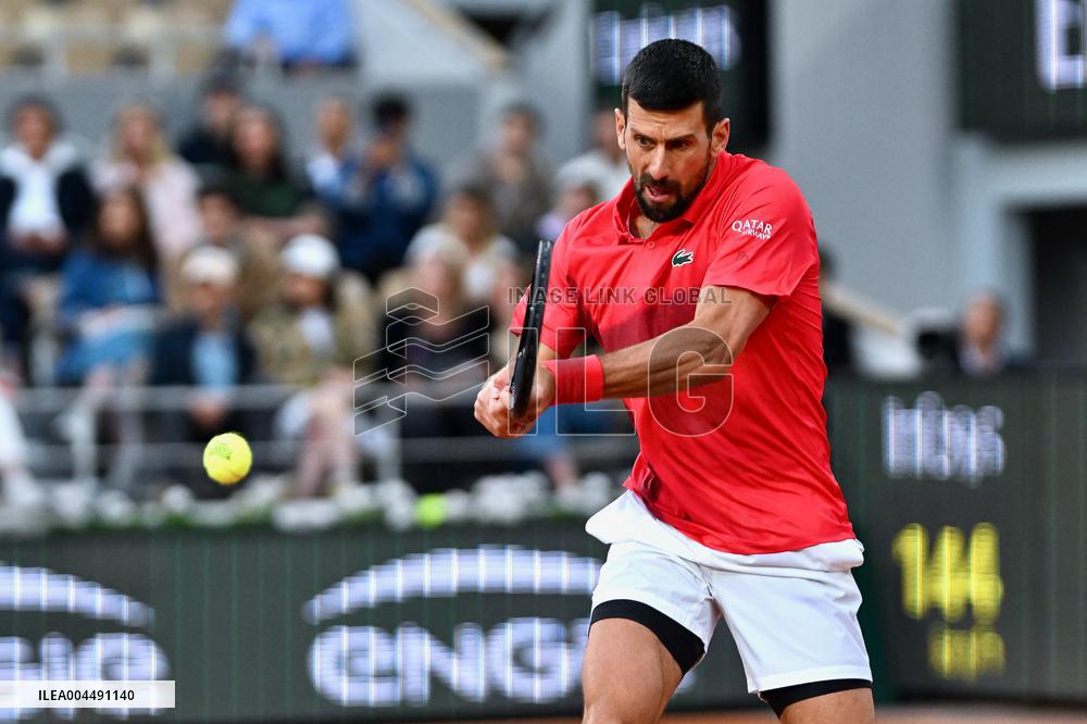 French Open - Novak Djokovic Quarter Final Match