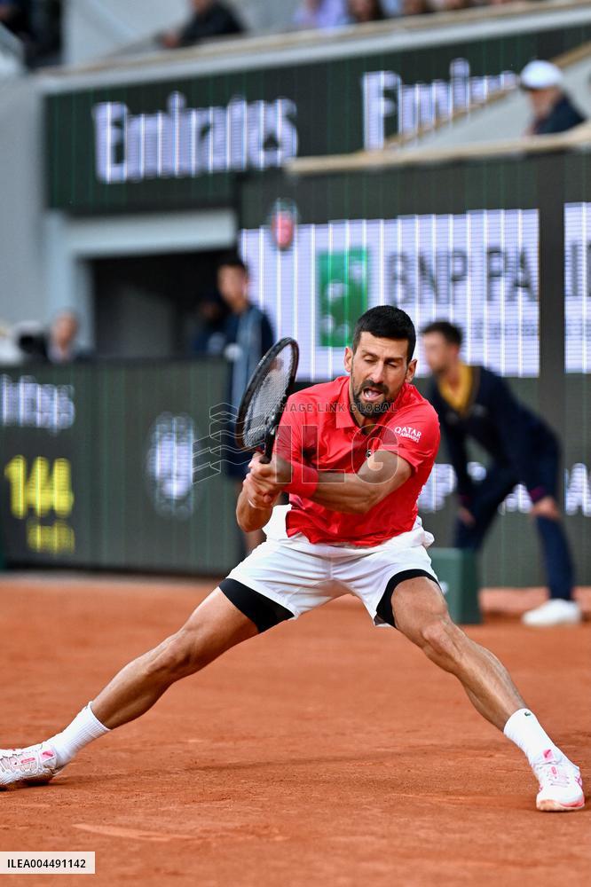 French Open - Novak Djokovic Quarter Final Match