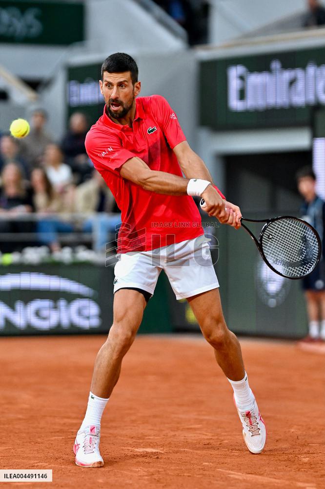 French Open - Novak Djokovic Quarter Final Match