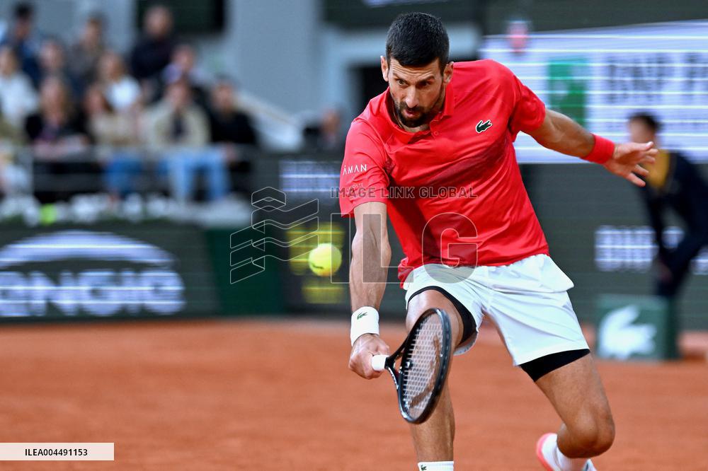 French Open - Novak Djokovic Quarter Final Match
