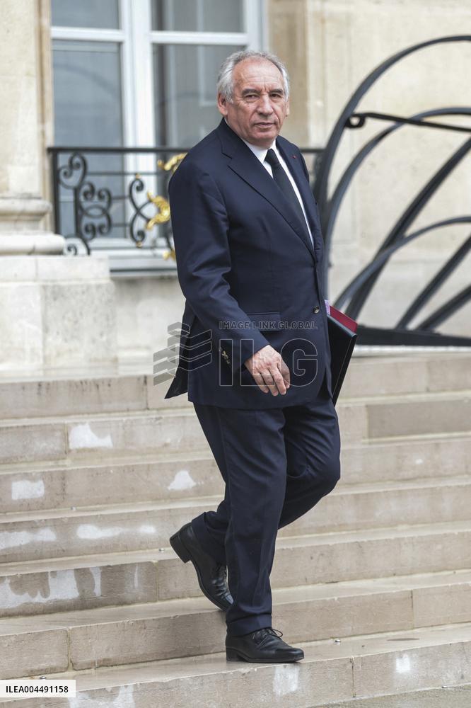 Weekly Cabinet Meeting - Paris