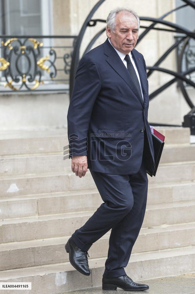 Weekly Cabinet Meeting - Paris